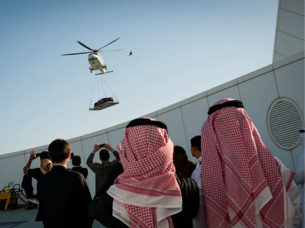 Vanquish On Burj Al Arab Helipad