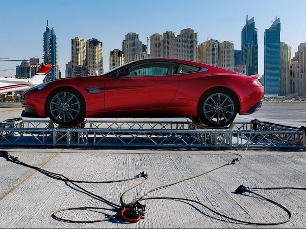 Vanquish On Burj Al Arab Helipad