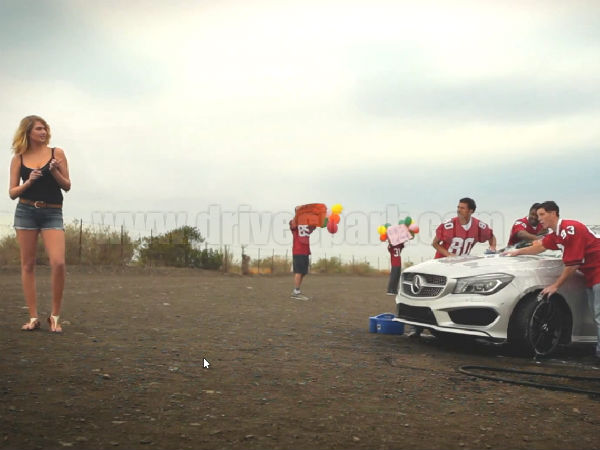 Mercedes & Kate Upton CLA Promotion