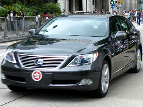 Hong Kong Administrator's Lexus