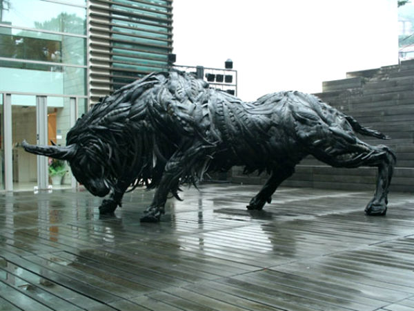 Yong Ho Ji's Recycled Tyre Sculptures