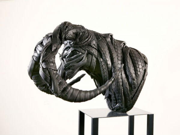 Yong Ho Ji's Recycled Tyre Sculptures