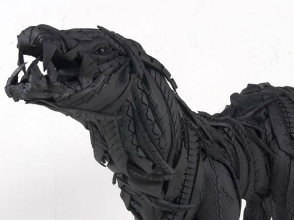 Yong Ho Ji's Recycled Tyre Sculptures