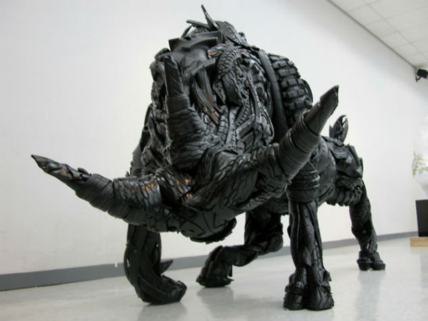 Yong Ho Ji's Recycled Tyre Sculptures
