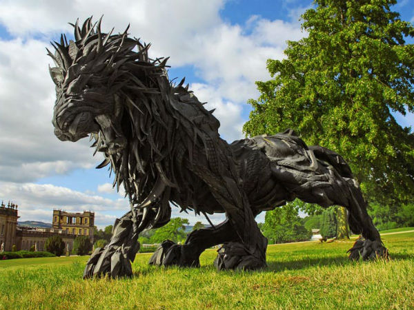 Yong Ho Ji's Recycled Tyre Sculptures