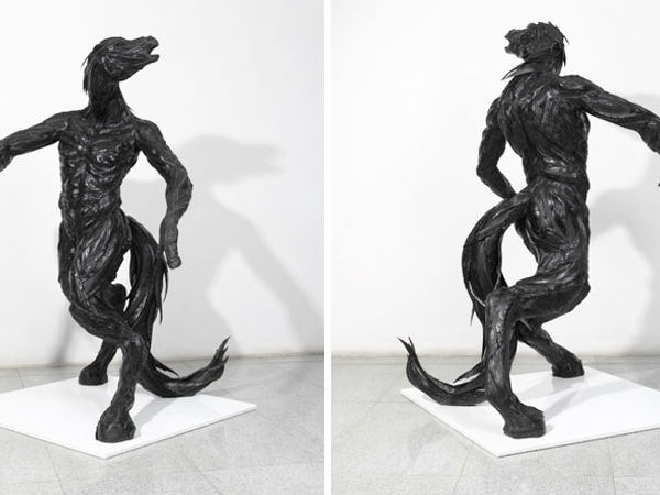 Yong Ho Ji's Recycled Tyre Sculptures