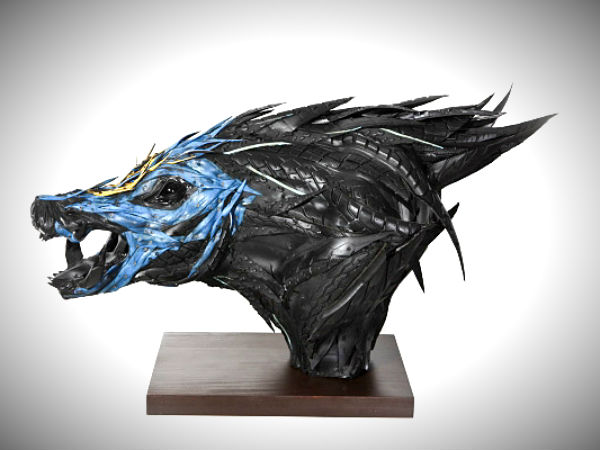 Yong Ho Ji's Recycled Tyre Sculptures