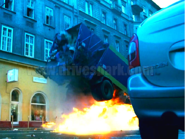 Demolition Derby Action Scenes