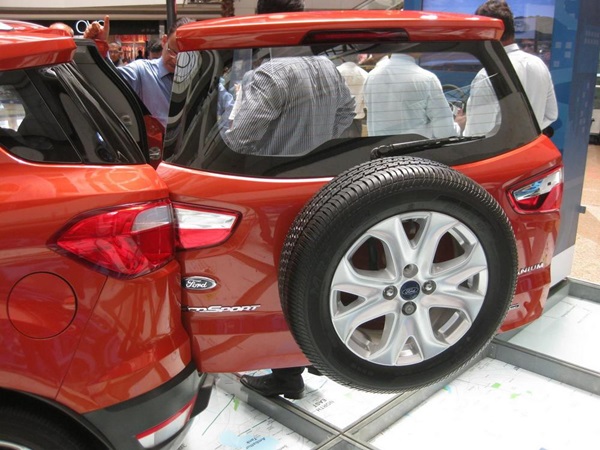 India Spec Production Ford EcoSport: First Images