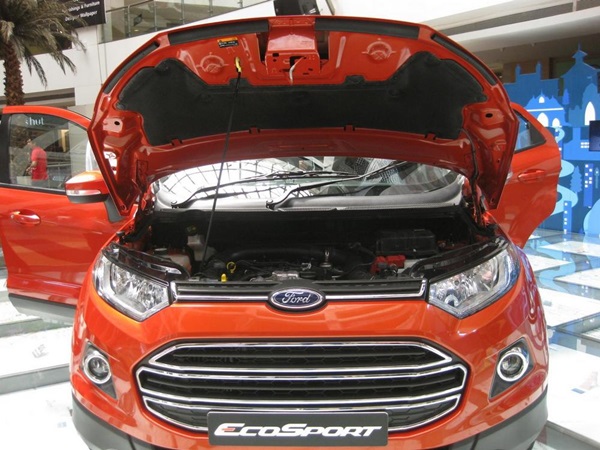 India Spec Production Ford EcoSport: First Images