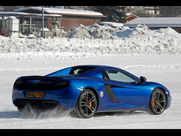 McLaren MP4-12C On Ice