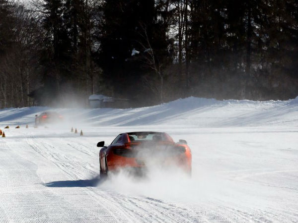 McLaren MP4-12C On Ice