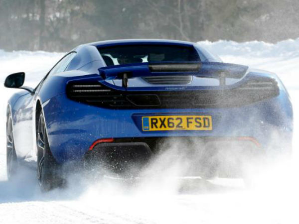 McLaren MP4-12C On Ice