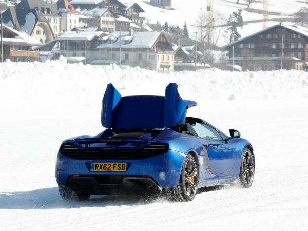 McLaren MP4-12C On Ice