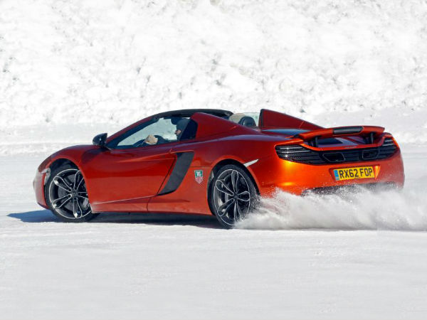 McLaren MP4-12C On Ice
