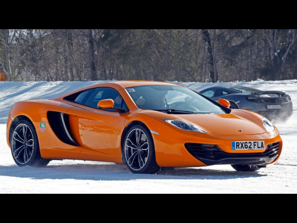 McLaren MP4-12C On Ice