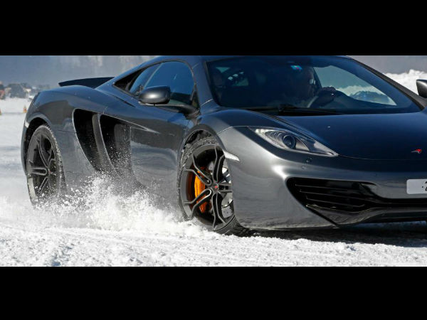 McLaren MP4-12C On Ice