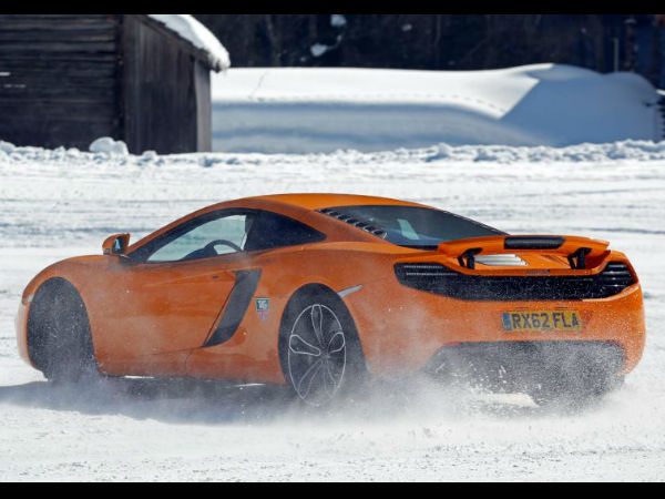 McLaren MP4-12C On Ice