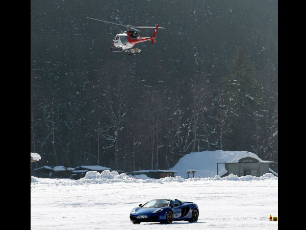 McLaren MP4-12C On Ice