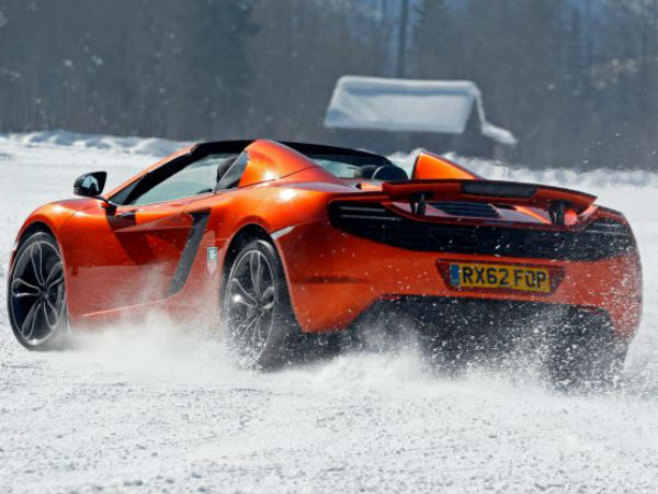 McLaren MP4-12C On Ice