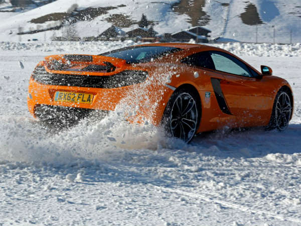 McLaren MP4-12C On Ice