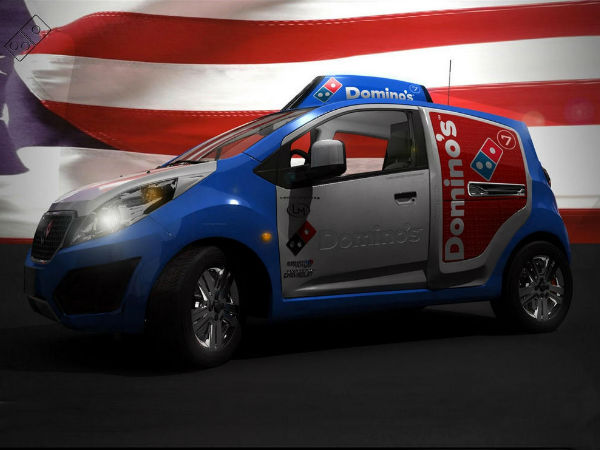 Domino's D-Box2 Pizza Develiry Car