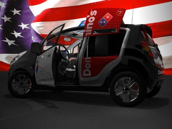 Domino's D-Box2 Pizza Develiry Car
