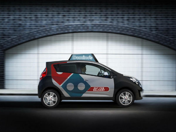 Domino's D-Box2 Pizza Develiry Car