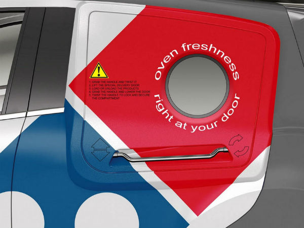 Domino's D-Box2 Pizza Develiry Car
