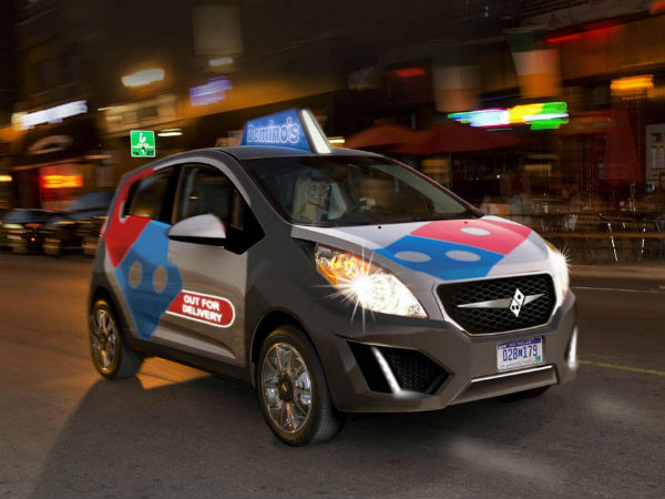 Domino's D-Box2 Pizza Develiry Car