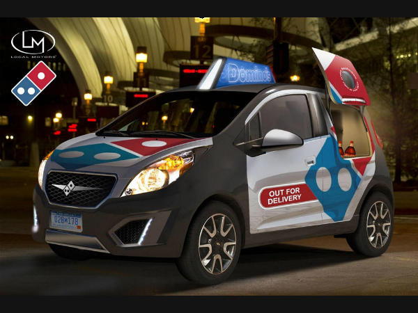 Domino's D-Box2 Pizza Develiry Car