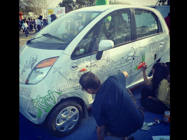 Tata Nano Art In Motion 