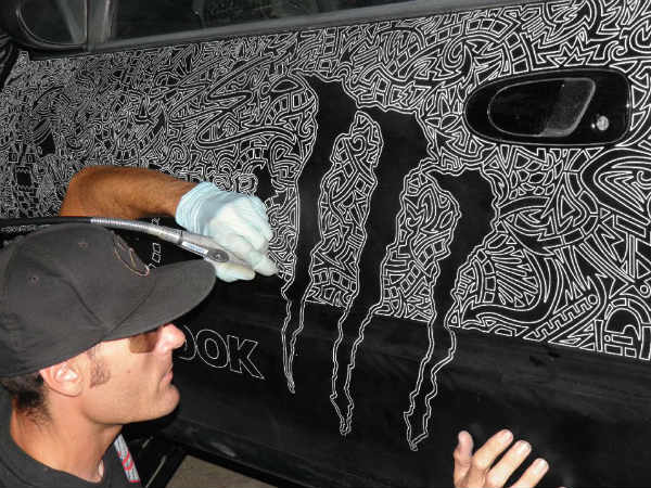 Shawn Lisjack's Engraved Honda Civic