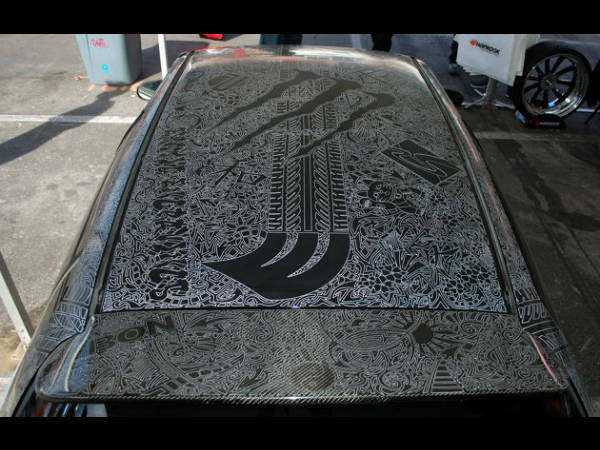 Shawn Lisjack's Engraved Honda Civic