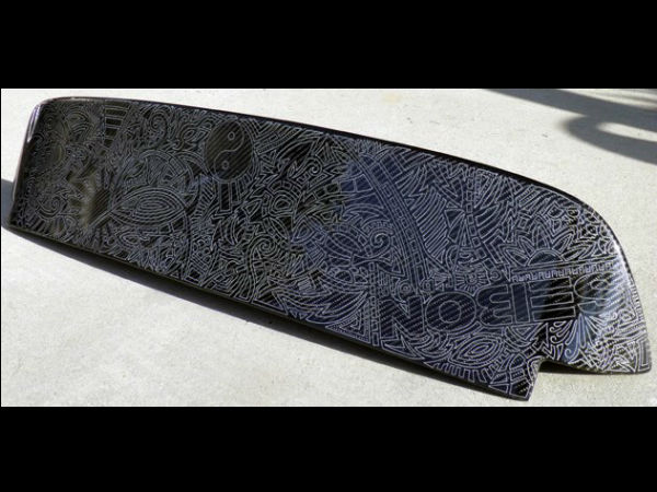 Shawn Lisjack's Engraved Honda Civic