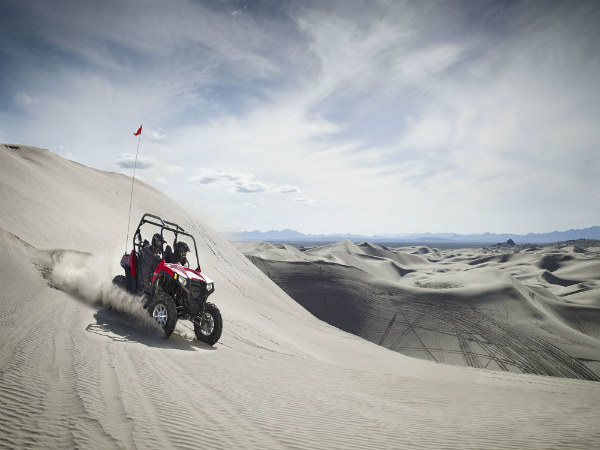 A Few Polaris Vehicles Availbale In Bangalore Tracks