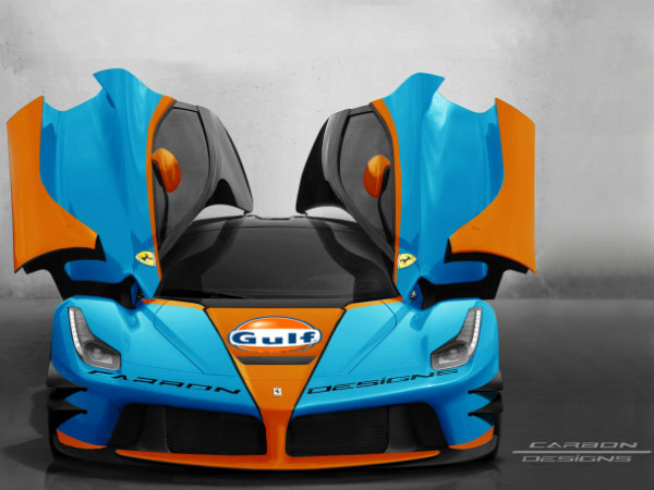 Carbon Designs LaFerrari Gulf Livery