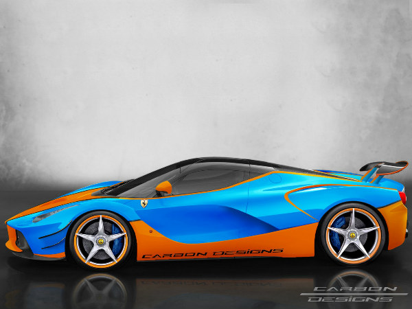 Carbon Designs LaFerrari Gulf Livery