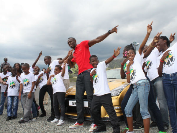 Usain Bolt's Gold Painted Nissan GT-R