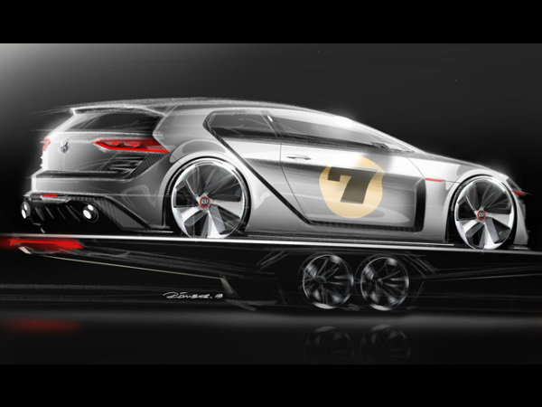 VW Golf Design Vision GTi At Worthersee