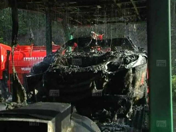 Supercar Trailer Fire In Thailand