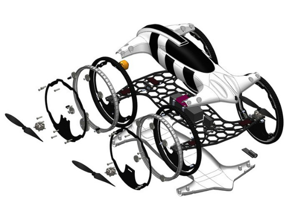 'B' R/C Car-Quadcopter