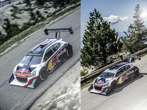 Sebastien Loeb Drive 875HP Peugeot on Mont Ventoux