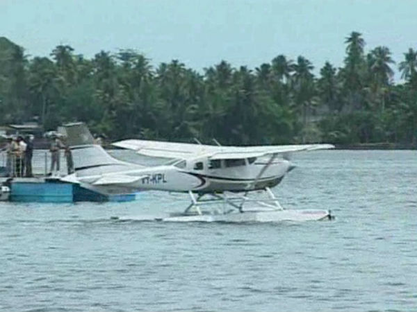 Inagural flight faced protests