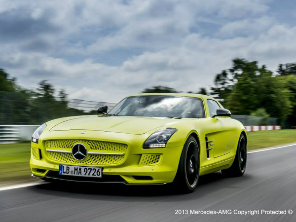 Mercedes SLS AMG Electric Drive Lap Record