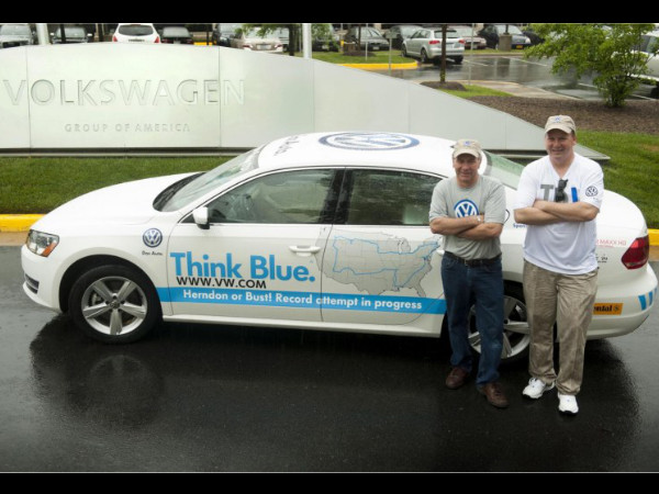 VW Passat TDI Clean Diesel Record Attempt