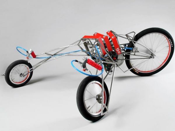 Screwdriver powered tricycle