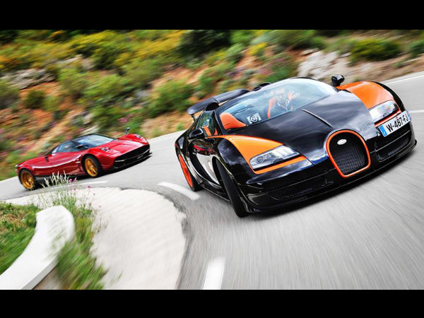 Veyron Vitesse & Huayra In France