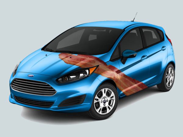 Ford Fiesta Bacon Wrap Graphics