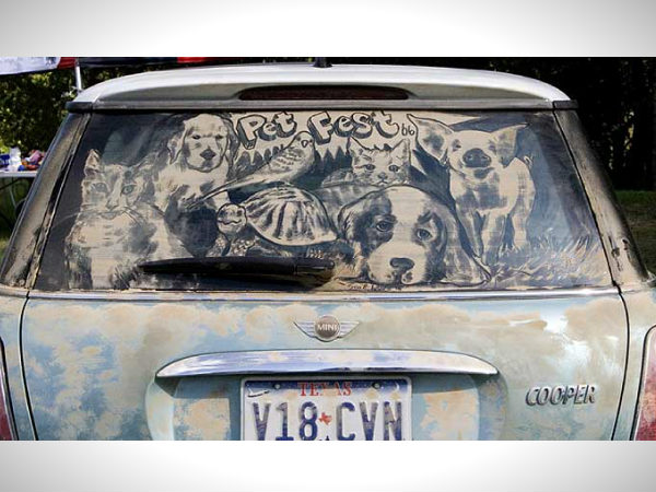 Dirty Car Art by Scott Wade